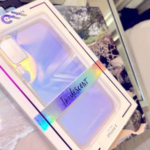 Casemate brand iPhone X/XS iridescent pearlescent phone case